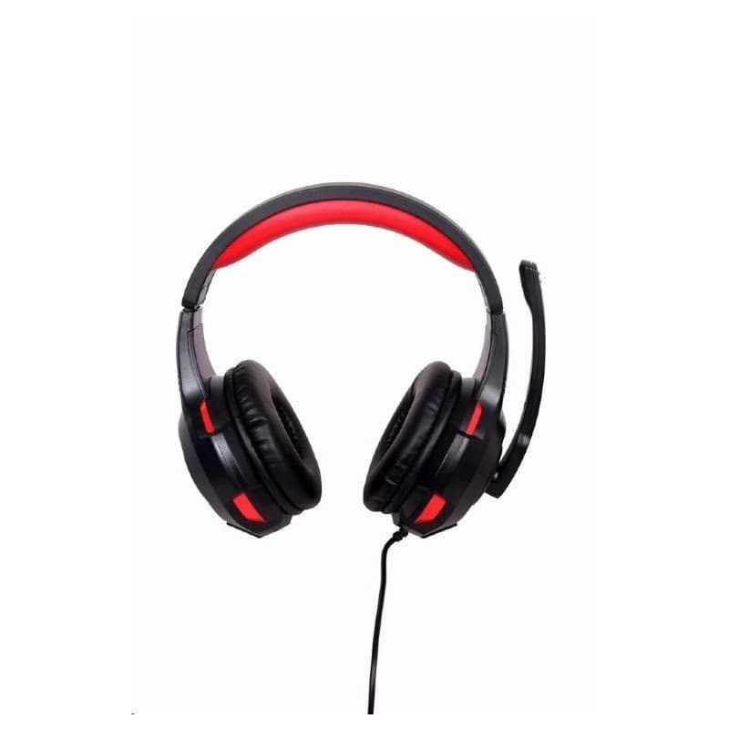 GEMBIRD slúchadlá s mikrofónom GHS-U-5.1-01, gaming, 5.1 surround, čierno-červená, USB 3