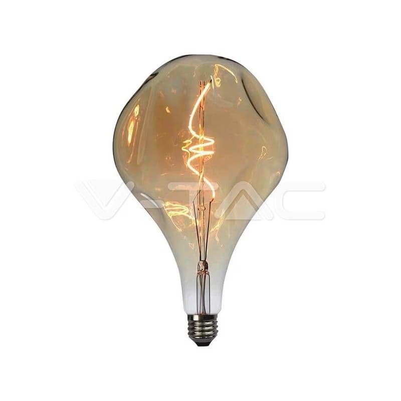 LED žiarovka - 4W Filament Spiral A165S 2700K Jantárové sklo VT-2269 (V-TAC)