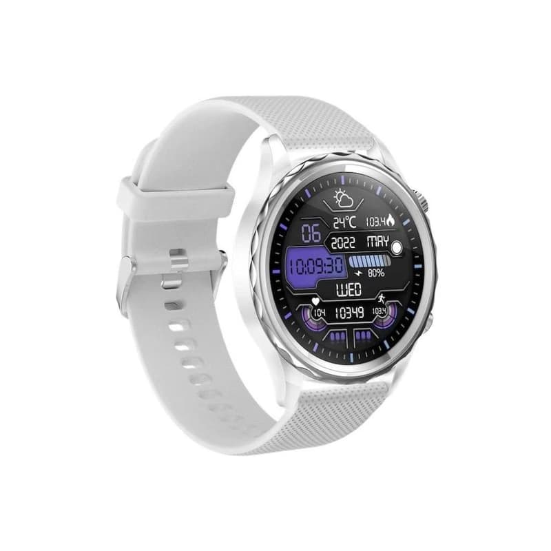 CARNEO Queen HR+/44mm/Silver/Šport Band/White 2