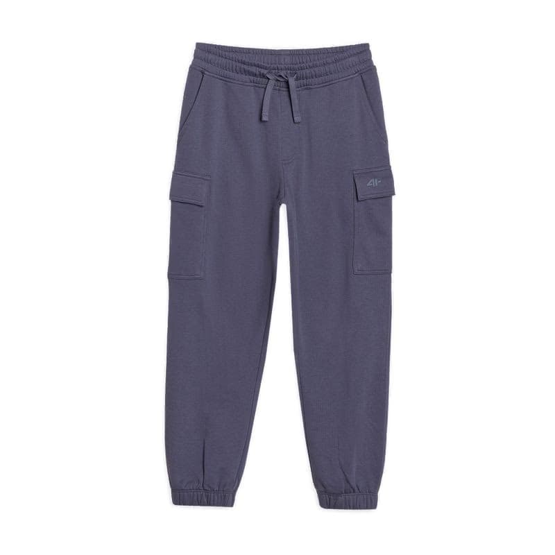 Chlapčenské tepláky 4F JUNIOR TROUSERS CAS M0964-22S-ANTHRACITE 6