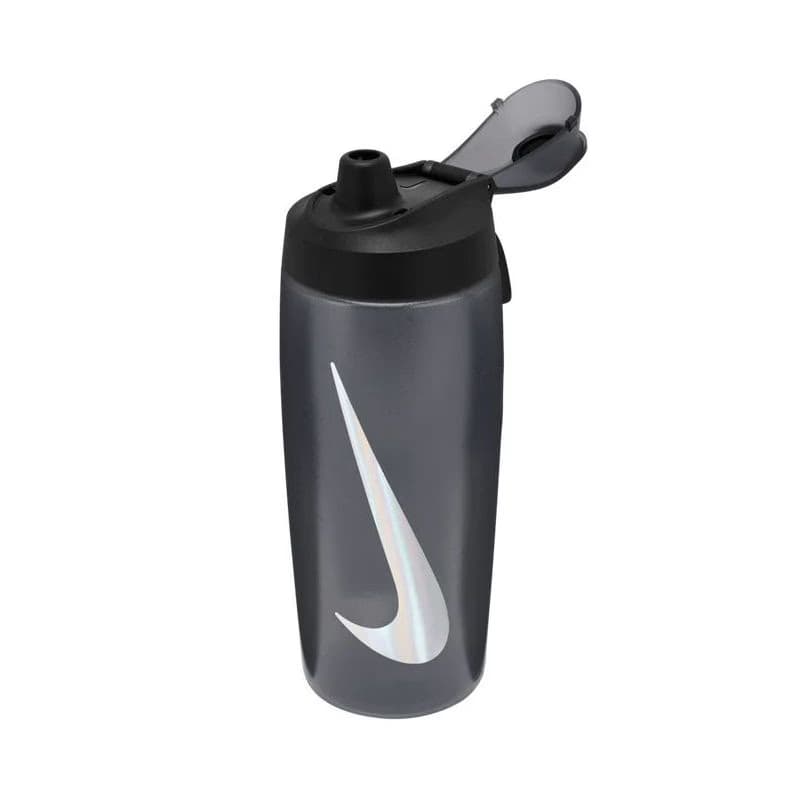 Fľaša NIKE REFUEL BOTTLE LOCKING LID ANTHRACITE BLACK SILVER IRIDESCENT 3