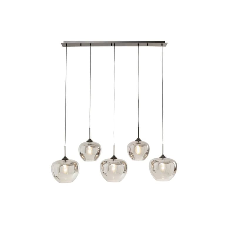 Závesná lampa Sphere Smoke Five 160 cm