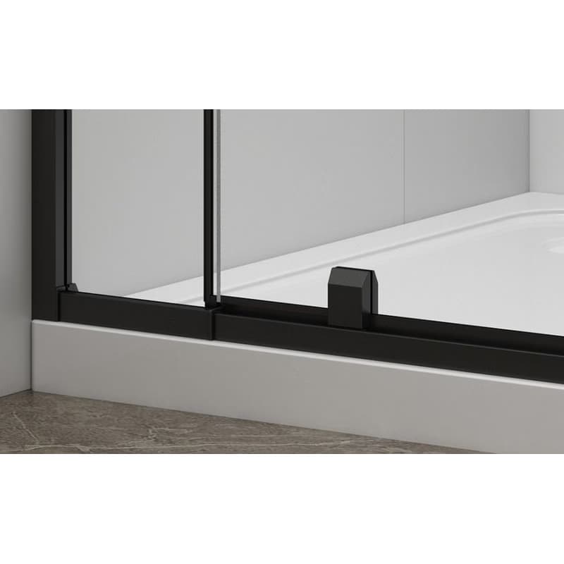 POLYSAN - EASY BLACK otočné sprchové dvere 760-900, číre sklo EL1615B 4