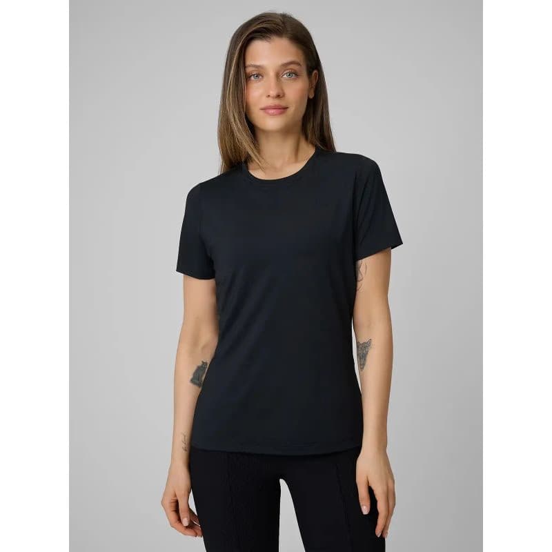Dámske tréningové tričko s krátkym rukávom 4F TSHIRT FNK F1846-20S-DEEP BLACK 2