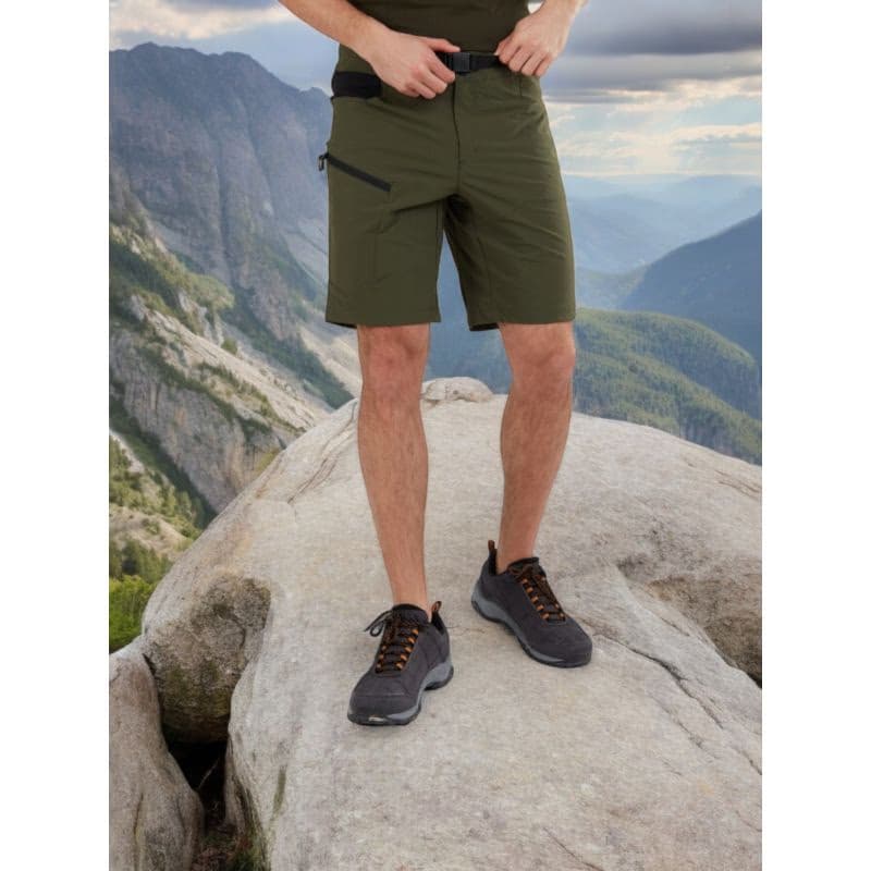 Pánske turistické kraťasy FUNDANGO Roger Trekking Short-590-oliv 3