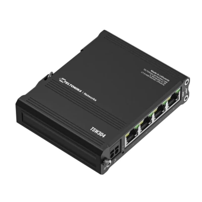 Teltonika ETHERNETOVÝ Switch NA DIN LIŠTU - TSW304 6