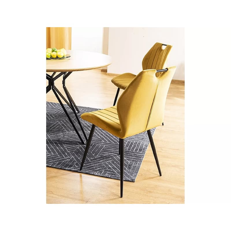 Signal Jedálenská stolička ARCO Velvet | curry 5