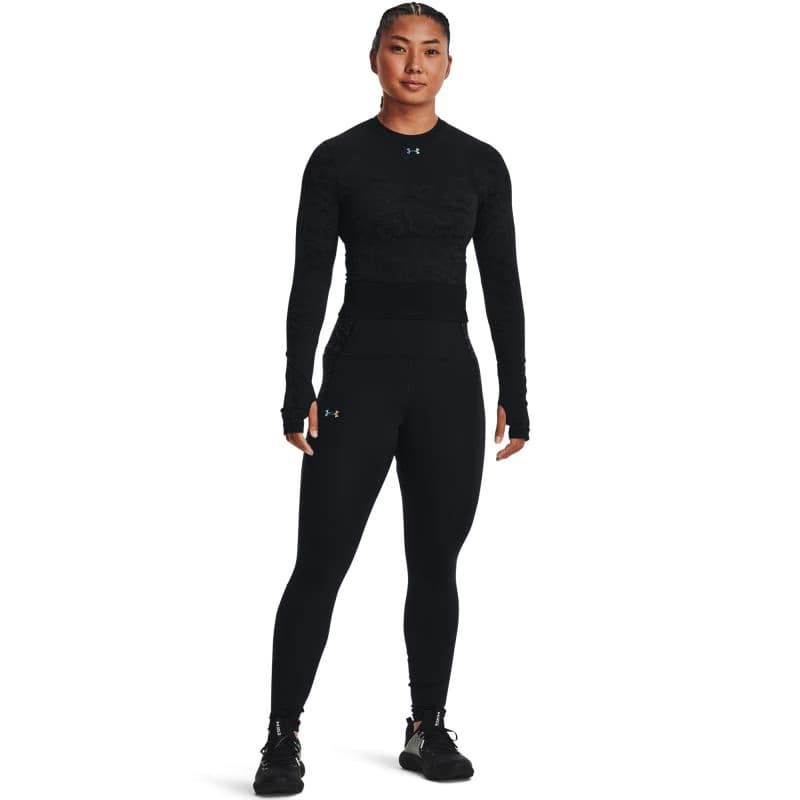Dámske kompresné legíny UNDER ARMOUR UA Rush Legging 6M Novelty-BLK 5