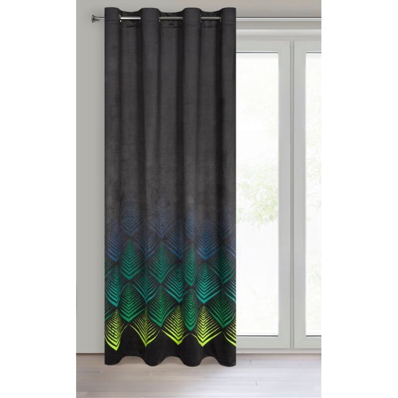 ArtFir Zatemňovací záves ANGELINA K | čierna 140 x 250 cm 2
