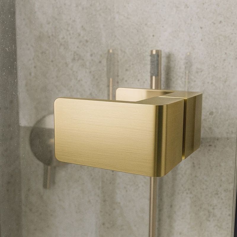 REA/S - Sprchovací kút Atlas 80x90 Brush Gold vpravo KPL-K4473 6