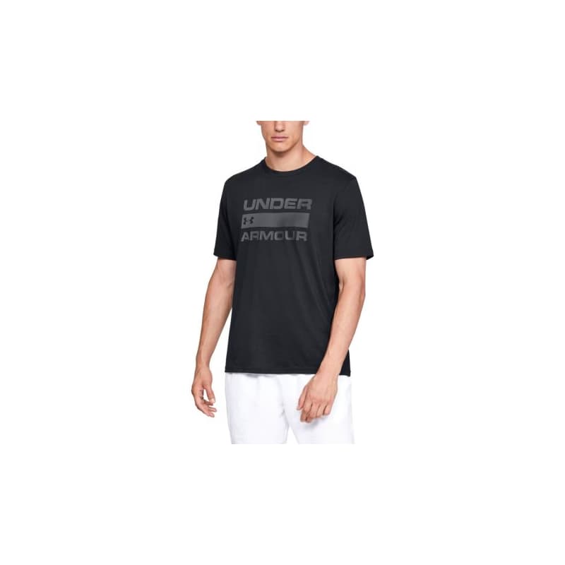 Pánske tričko s krátkym rukávom UNDER ARMOUR UA TEAM ISSUE WORDMARK SS-BLK