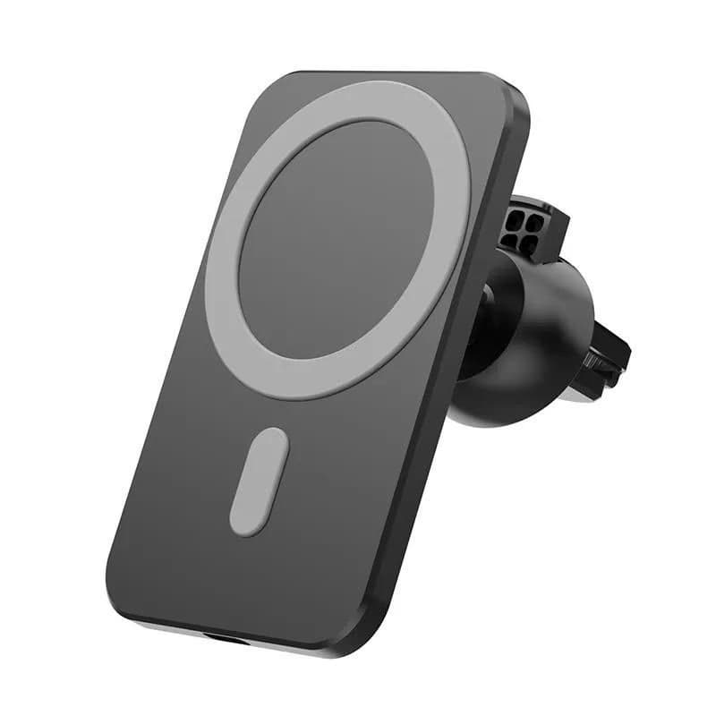 1stCOOL bezdrôtová QI nabíjačka 15W, magnetická, do auta, MagSafe kompatibilná, čierna 2