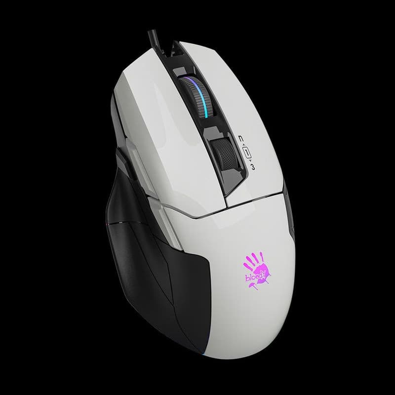 A4tech herná myš BLOODY W70MAX, USB, biela 2