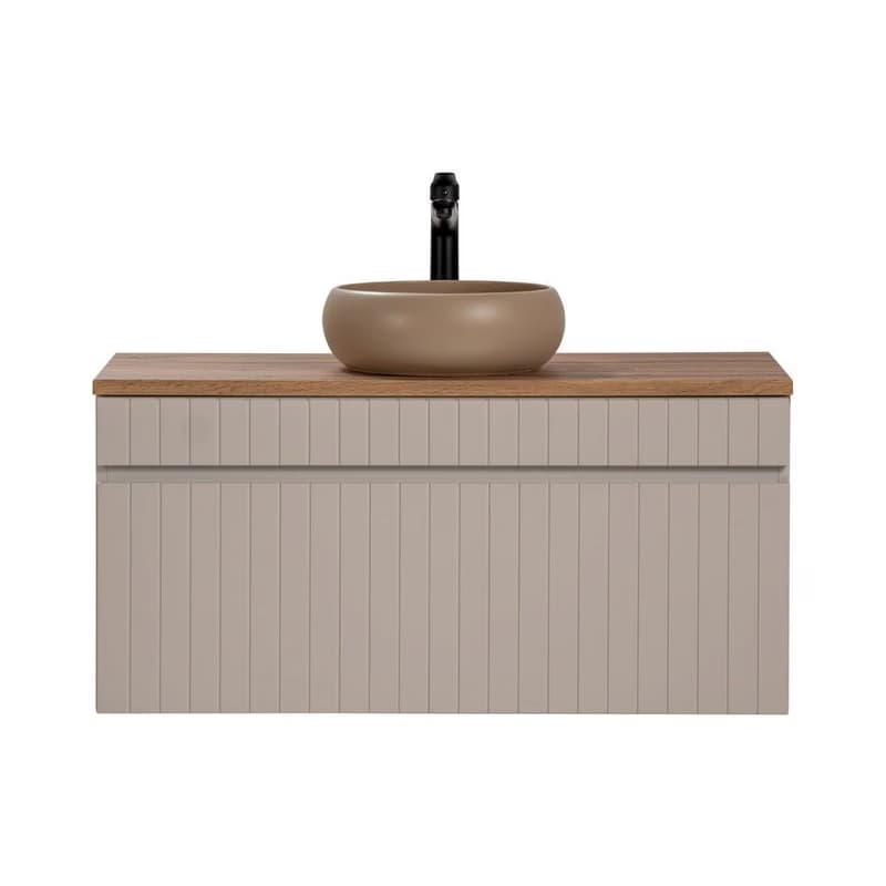 ArtCom Kúpeľňová skrinka s umývadlom a doskou ICONIC Cashmere DU100/1 | 100 cm 2