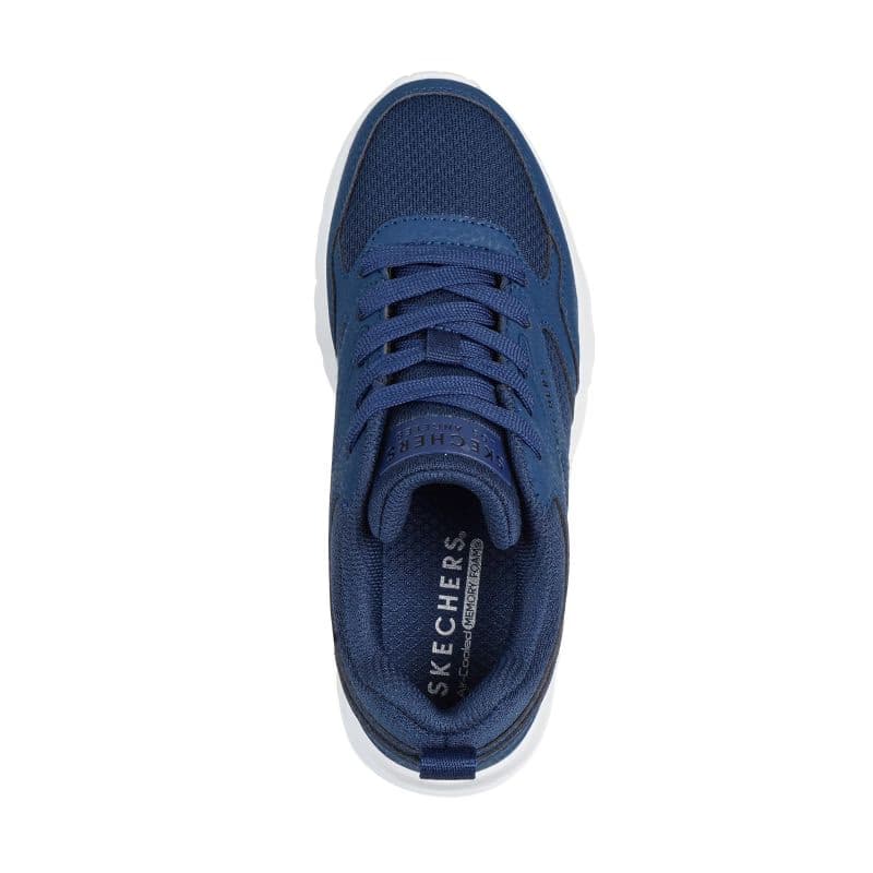 Chlapčenská rekreačná obuv SKECHERS Uno Lite Jr navy white 4
