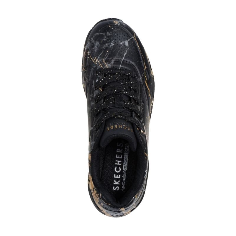 Dámska rekreačná obuv SKECHERS Uno Marbel Marvel W black print 4