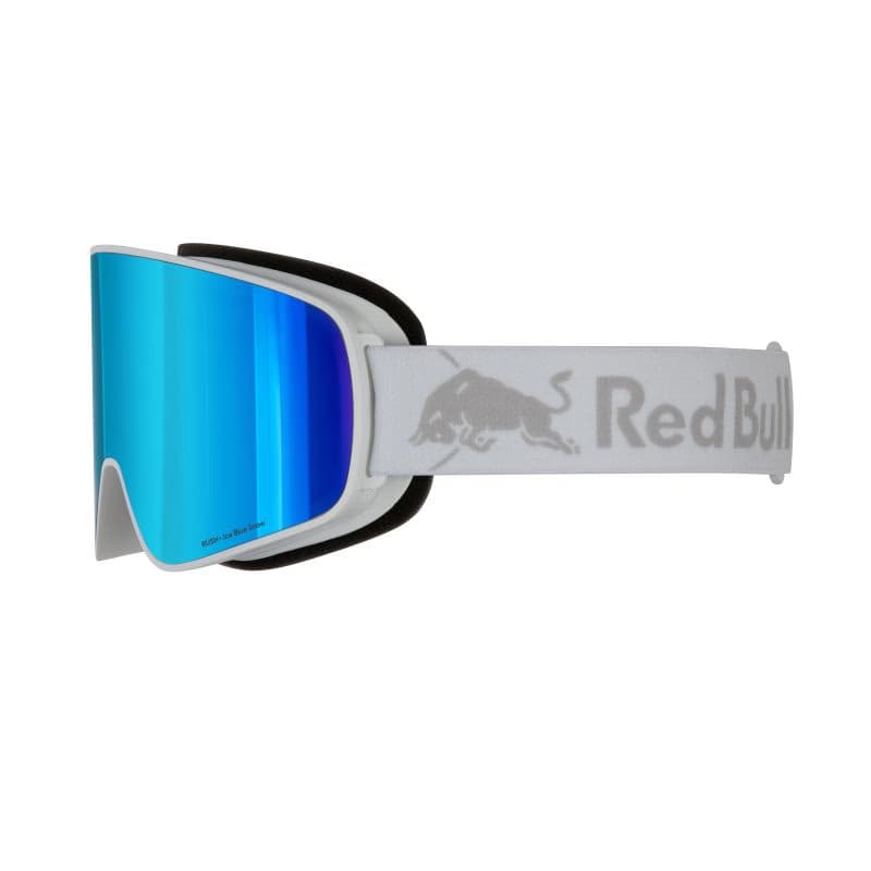 Lyžiarske okuliare RED BULL SPECT RUSH-15BL3, white ice blue snow - red with blue mirror, S.3 4