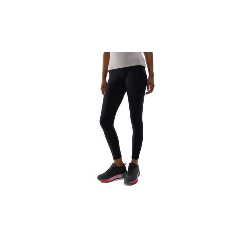 Dámske turistické zateplené legíny 4F TROUSERS FNK-AW23TFTRF404-20S-DEEP BLACK