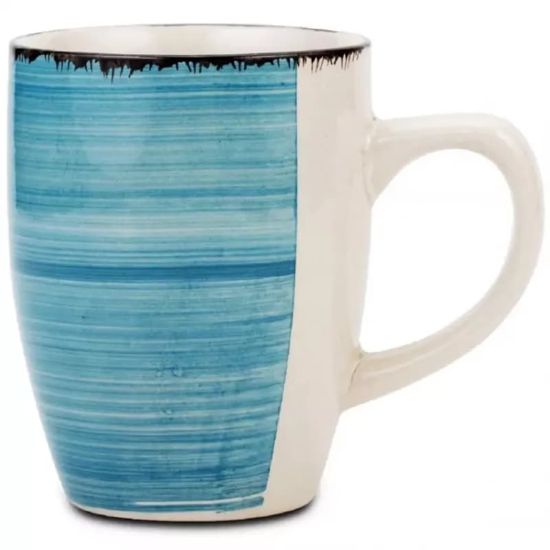 Hrnček "Lines faded blue", 355 ml