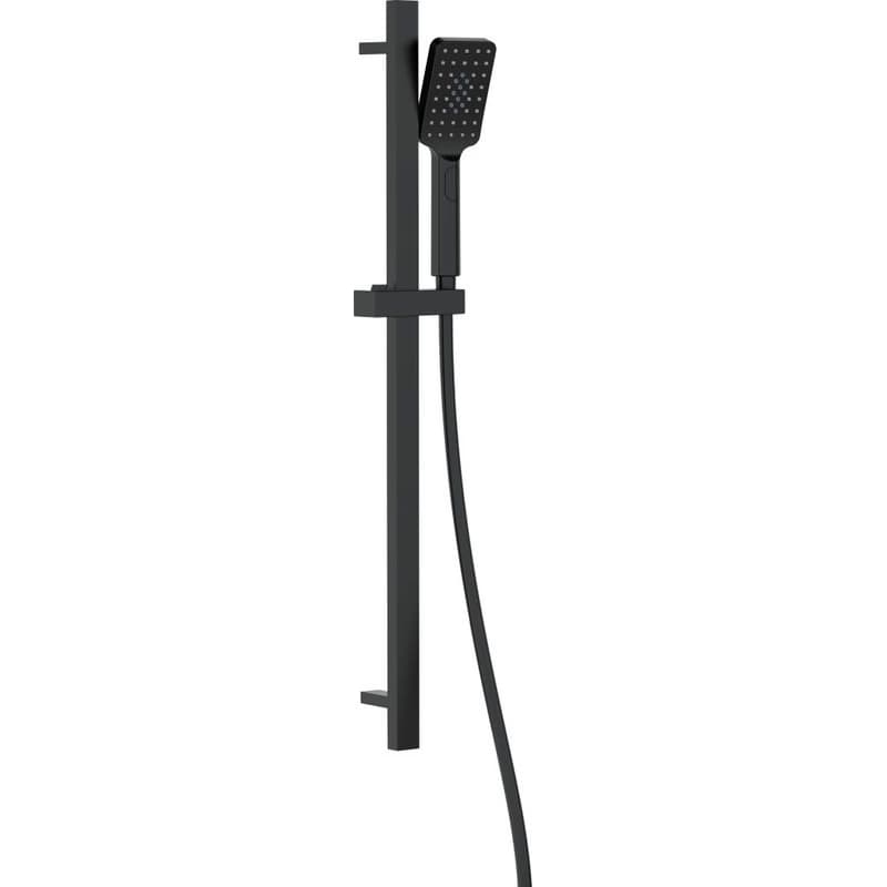 DEANTE DEANTE - Alpinia nero Sprchový set, 3-funkčný, s posuvnou tyčou NGA_N52K