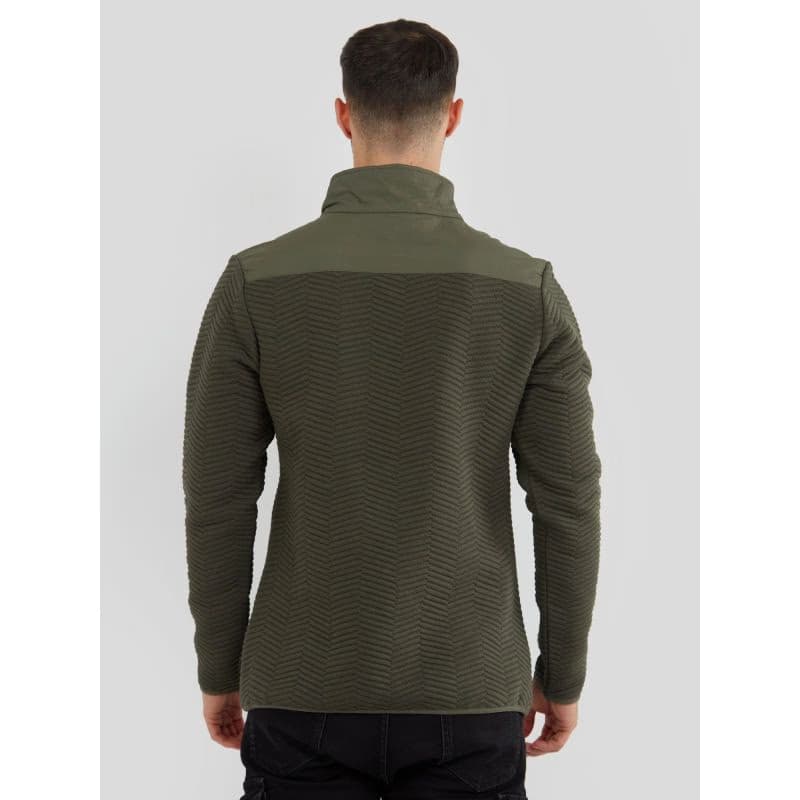 Pánska mikina FUNDANGO Vertigo Sweatshirt-590-oliv 2