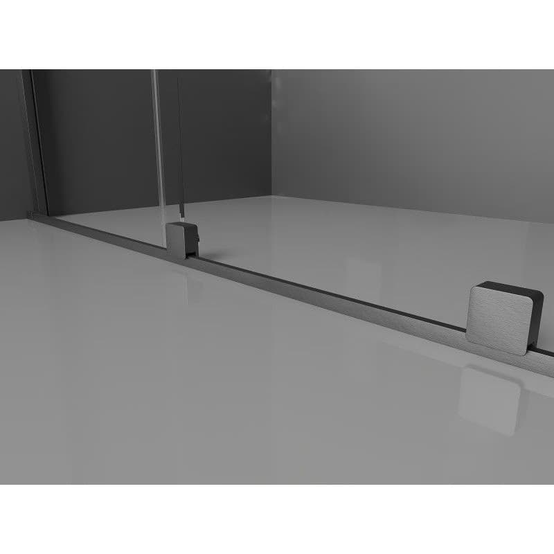 MEXEN/S - Velár sprchovací kút 140 x 80, transparent, grafit kartáčovaná 871-140-080-01-66 2