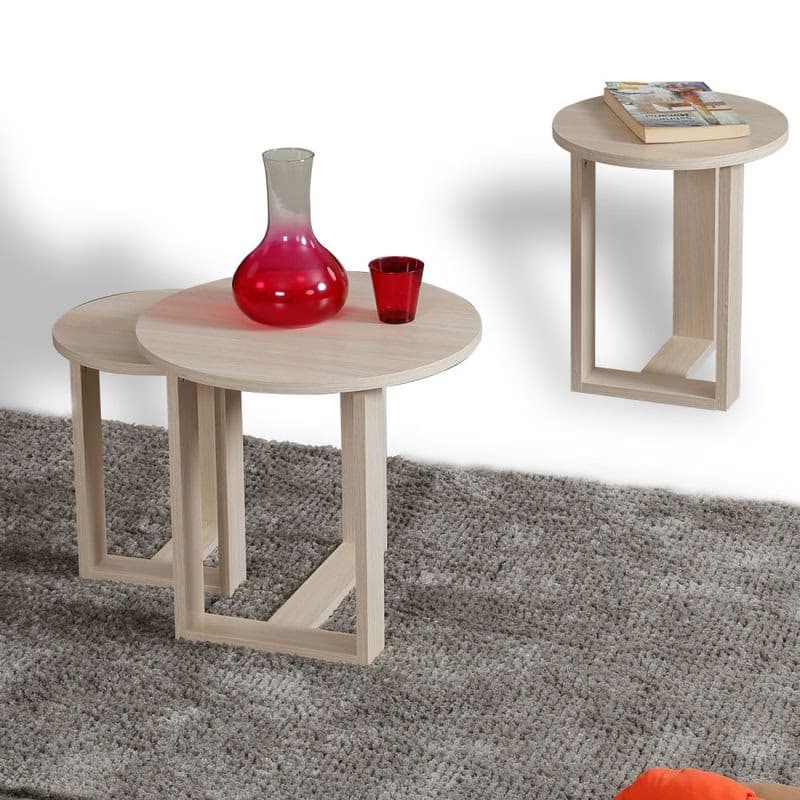Sada odkladacích stolíkov (3 kusy) Mira - Oak 5