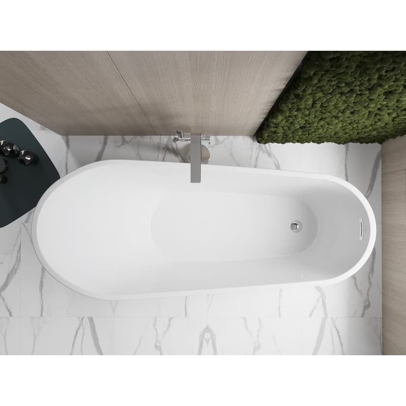 MEXEN - Oviedo voľne stojaca vaňa 170x76cm biela 51561707600 4