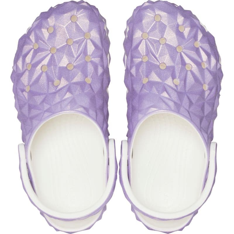Kroksy (rekreačná obuv) CROCS Classic Iridescent Geo Clog white 3