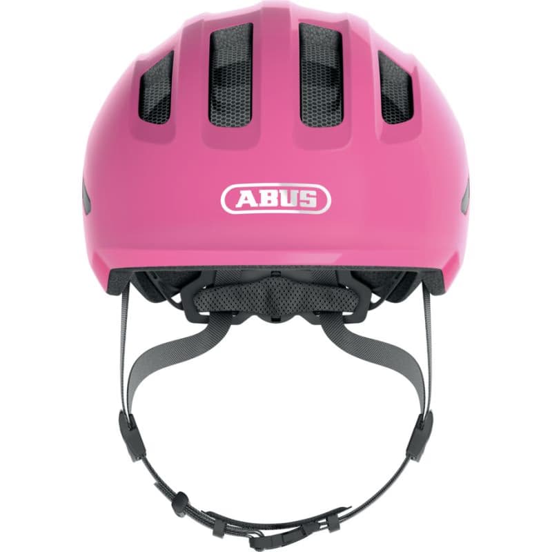 Juniorská cyklistická prilba ABUS Smiley 3.0 shiny pink 2