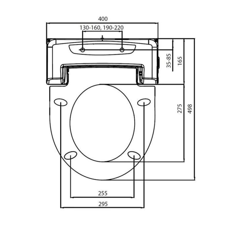 SAPHO - BRILLA závesné WC s elektronickým bidetom BLOOMING NB-R770D-1 2