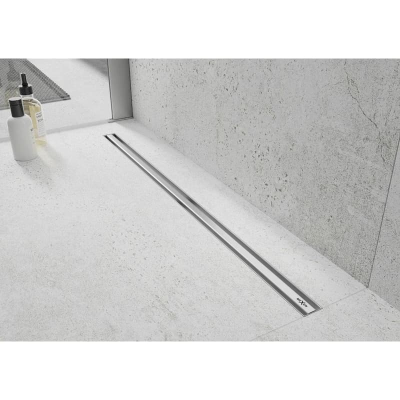 MEXEN - Flat 360° Slim podlahový žľab 160, nerez 1041160 2