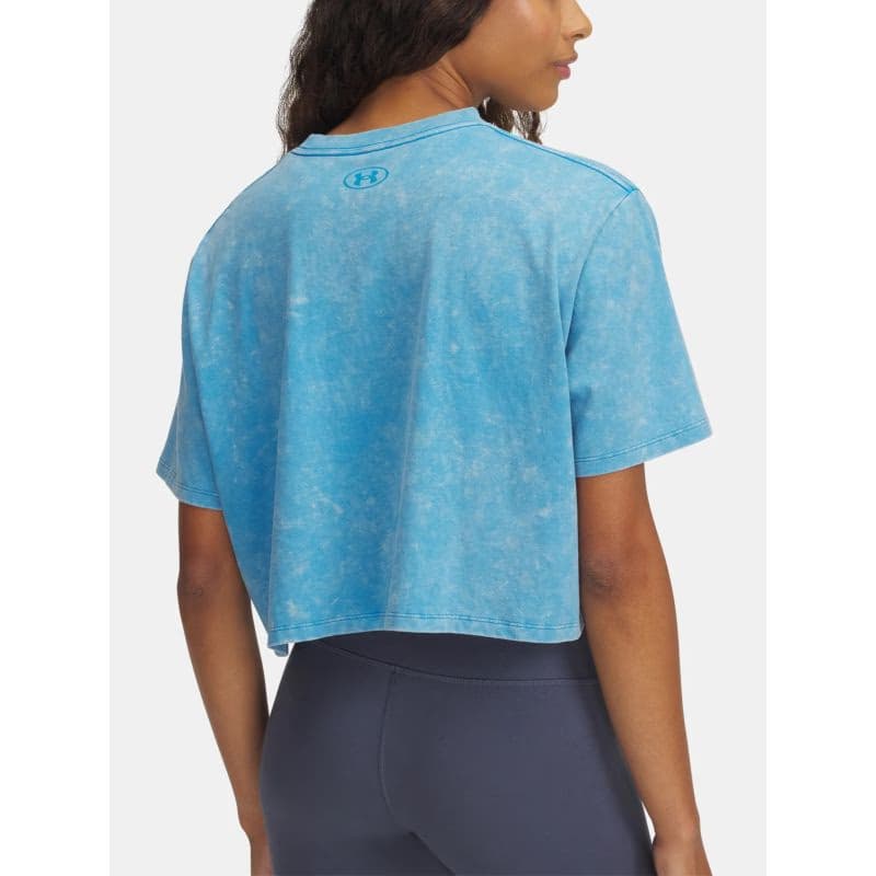 Dámske tričko s krátkym rukávom UNDER ARMOUR UA Rival Wash SS-BLU 2
