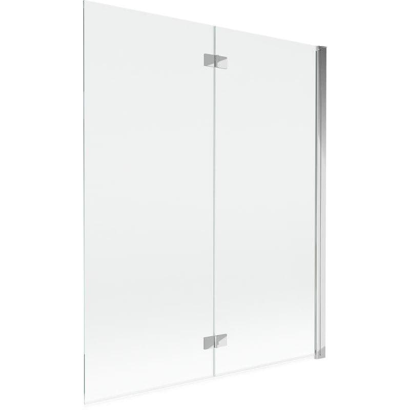 MEXEN - MIST vaňová zástena 140x150 cm 6mm 2-s, chróm, číra, pravá 8A9-140-002-01-00-P