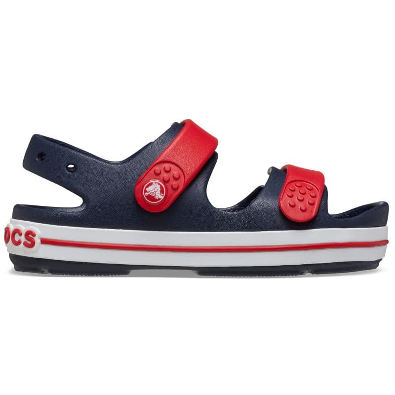 Chlapčenské sandále CROCS Crocband Cruiser Sandal T navy varsity red 2