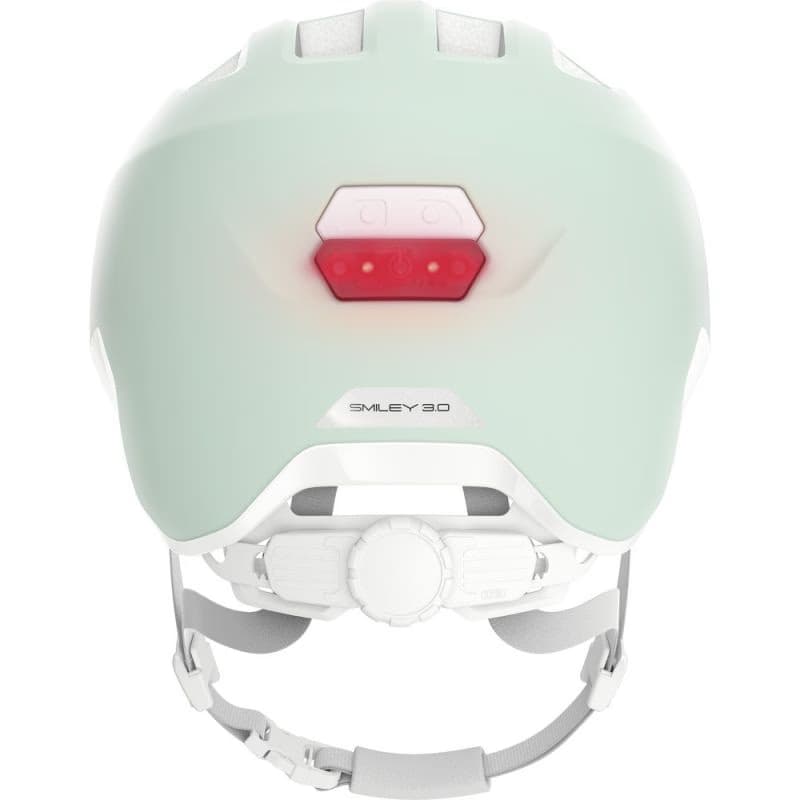 Juniorská cyklistická prilba ABUS Smiley 3.0 ACE LED pure mint 5