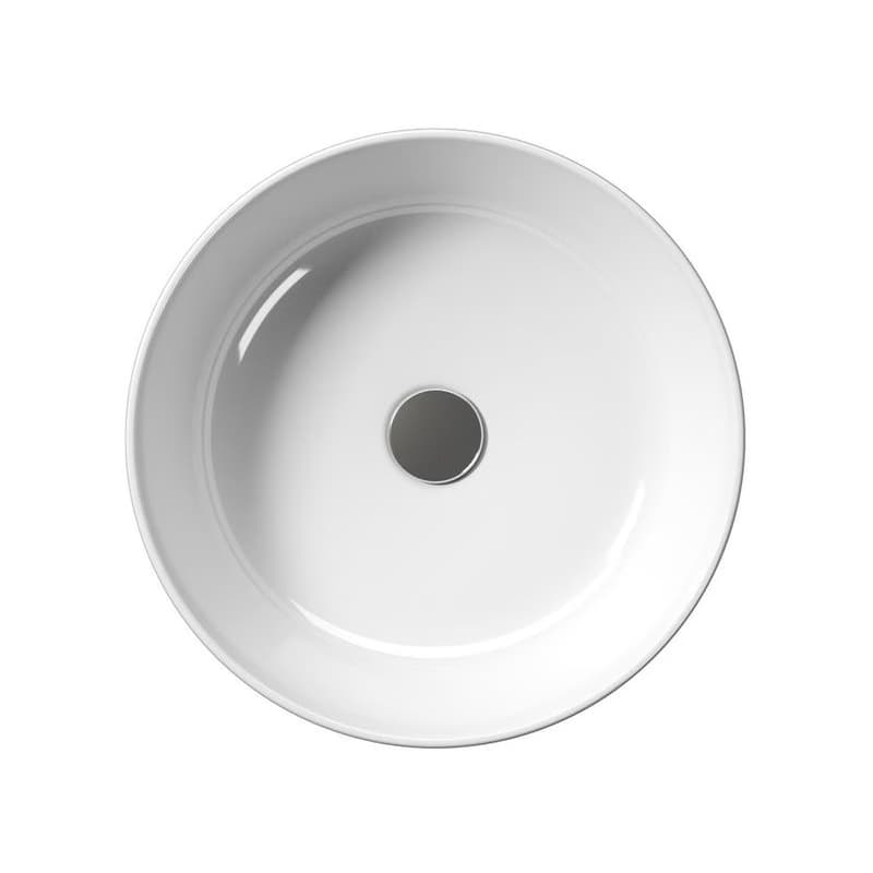 GSI - KUBE X keramické umývadlo na dosku, priemer 45cm, biela ExtraGlaze 942711 2