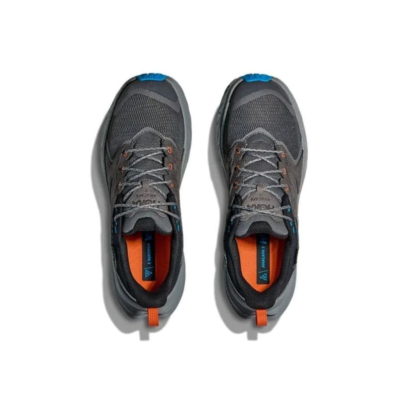 Pánska nízka turistická obuv HOKA Anacapa 2 Low M GTX satellite grey black 3