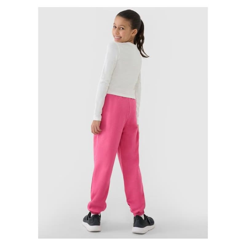 Dievčenské tepláky 4F JUNIOR TROUSERS CAS F0950-54S-PINK 4