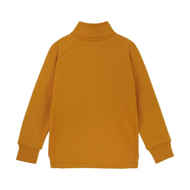 Juniorská flisová mikina so zipsom COLOR KIDS Fleece Jacket - Brushed inside-741829.3042-Marmalade 2