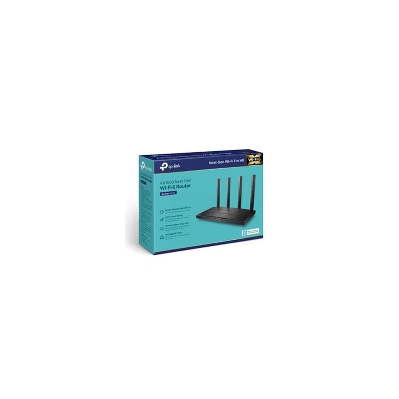 TP-Link Archer AX12 - AX1500 WiFi 6 router, 3 x GLAN, 1 x GWAN, 2,4/5 GHz, WPA3, MU-MIMO, Beamforming 4