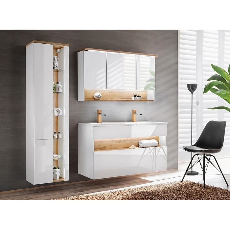 ArtCom Keramické umývadlo UM-8003-LAVA 120D | biely lesk 2