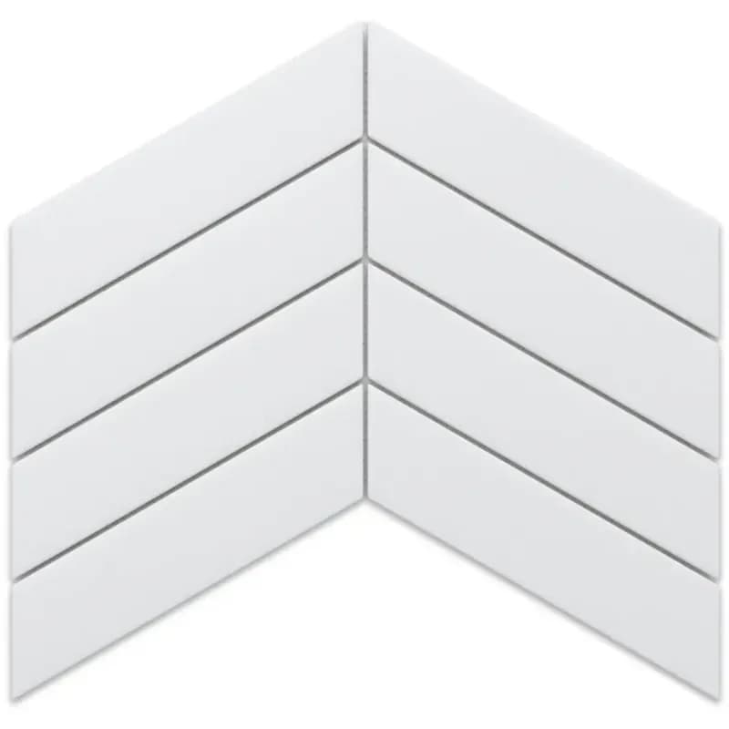 Mozaika Big Chevron White 21,5/31,6