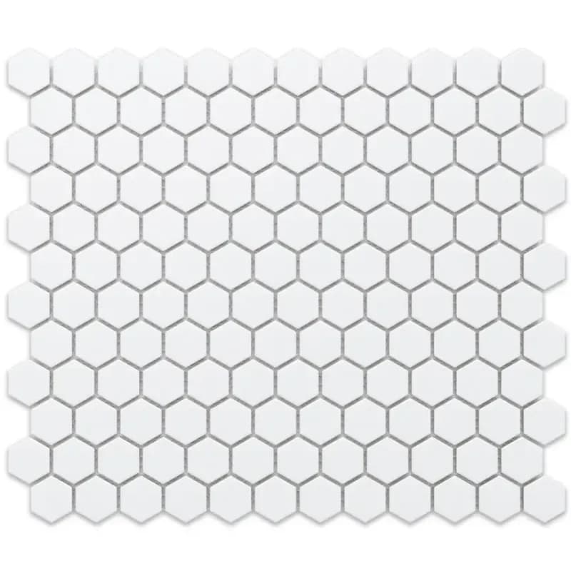 Mozaika hexagon White Mat Small 26/30