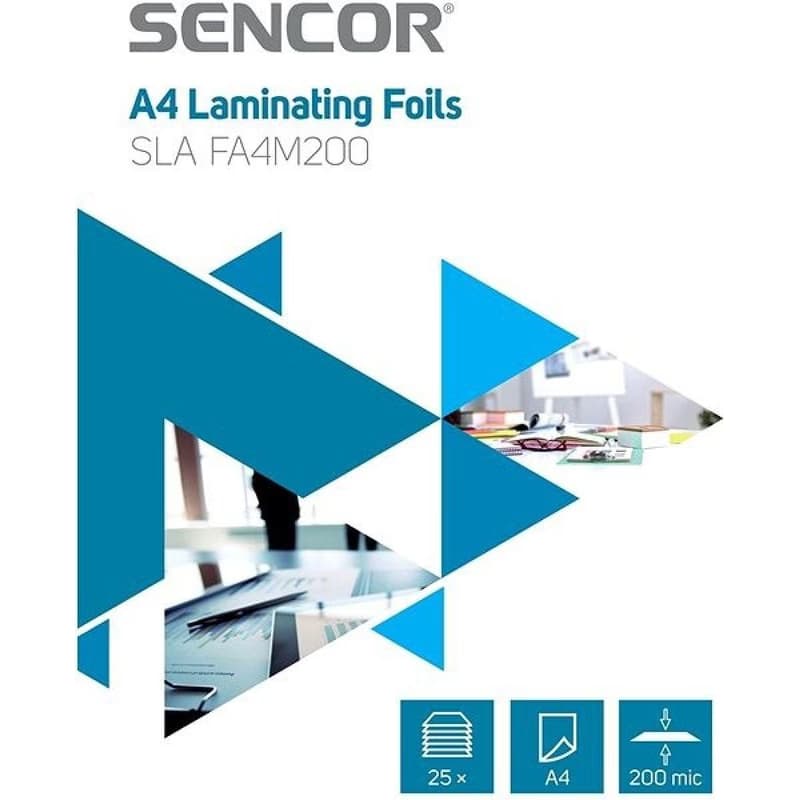 SLA FA4M200 Fólia A4 200mic 25ks SENCOR 2