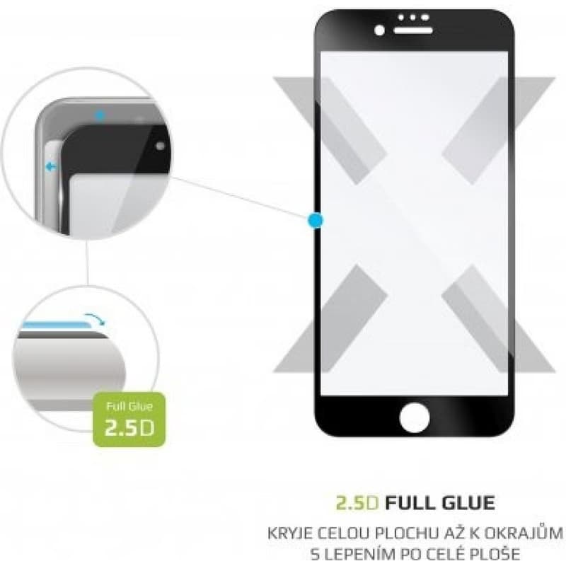 FIXED ochranné sklo Full Cover pre Apple iPhone 7/8/SE (2020), čierna 4