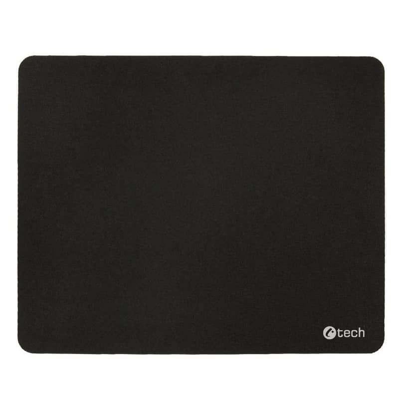 C-TECH Podložka pod myš MP-03BK, textilná, 220x180mm, čierna
