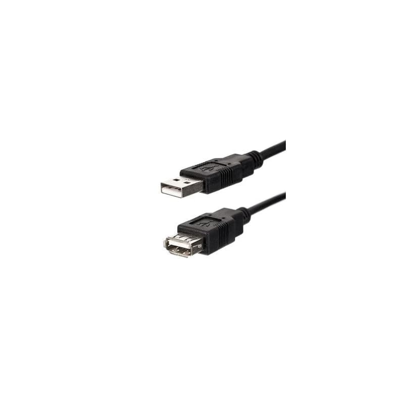 USB predlžovačka (2.0), USB A samec - USB A samica, 3m, čierna, DOPRODEJ