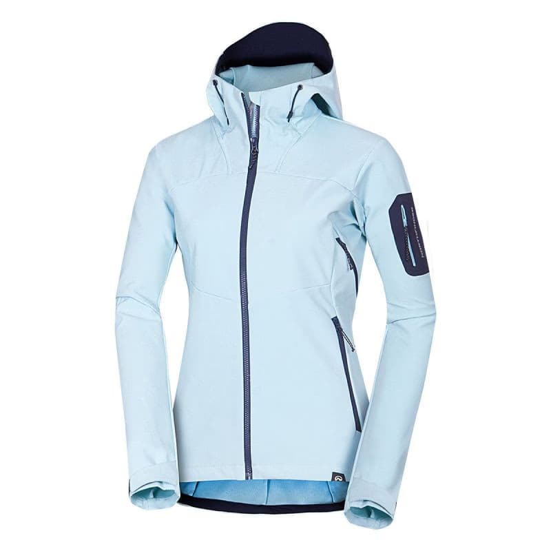 Dámska turistická softshellová bunda NORTHFINDER ANGIE-368skyblue 4