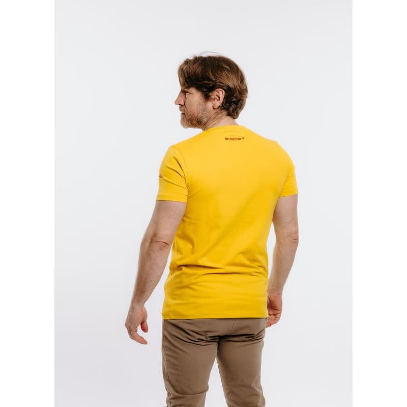 Pánske turistické tričko s krátkym rukávom EVERETT T-TREKK yellow 3